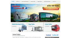Desktop Screenshot of customtrailersusa.com